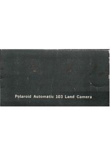 Polaroid 103 manual. Camera Instructions.